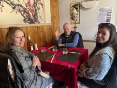 Un déssert partagé par toute la table...